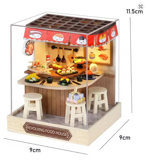 Maison Miniature Revolving Food House