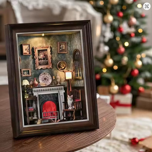 Maison Miniature Fireplace