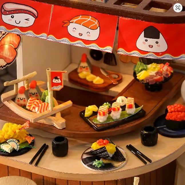 Maison Miniature Revolving Food House