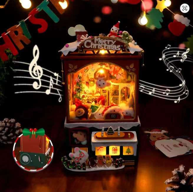 Book Nook Merry Christmas