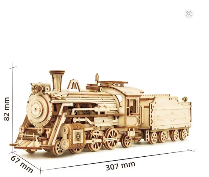Puzzle 3D Bois Train à Vapeur