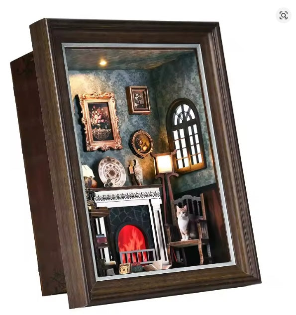 Maison Miniature Fireplace