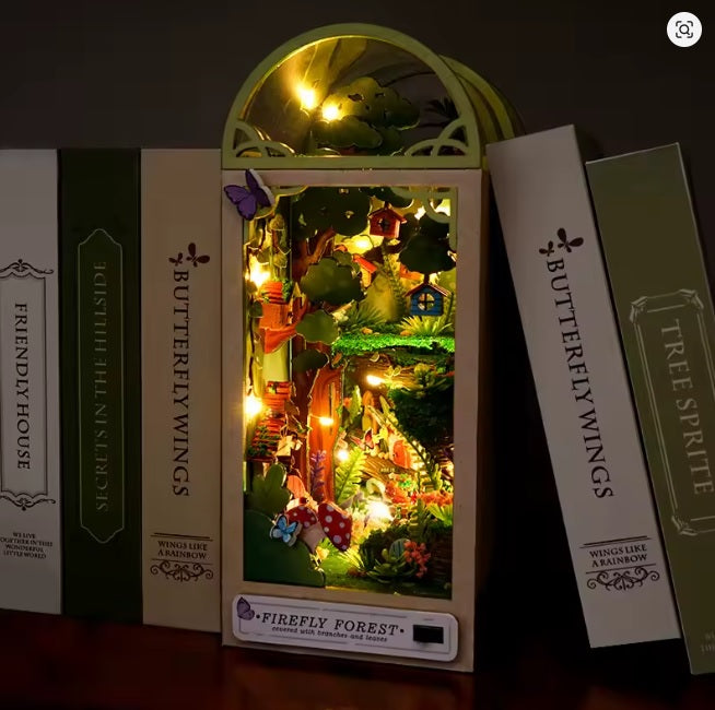 Book Nook Firefly Forest