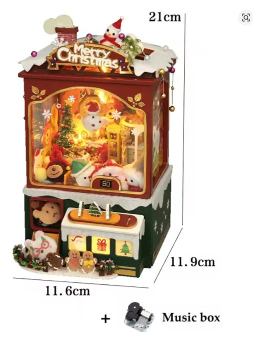 Book Nook Merry Christmas