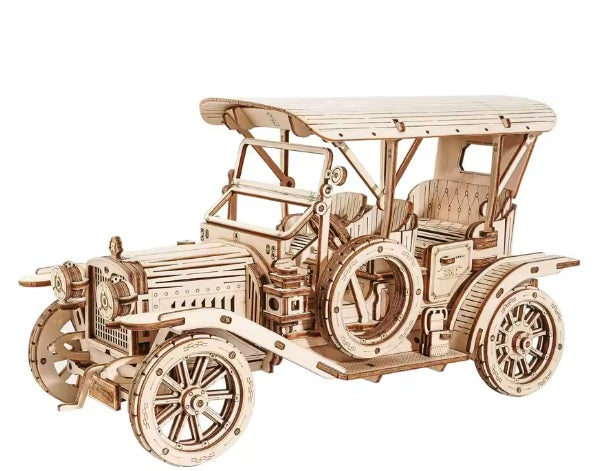Puzzle 3D bois Voiture ancienne